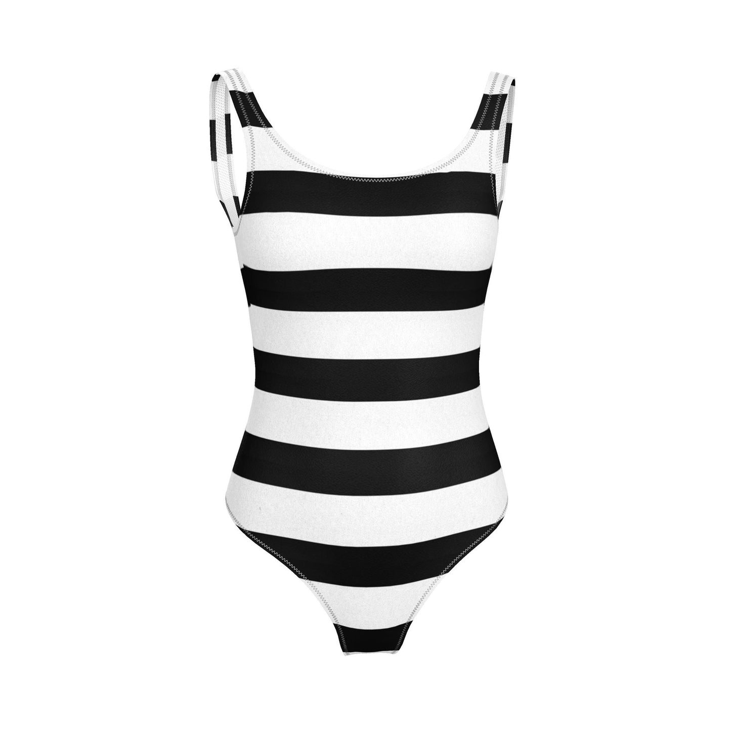 AHYMN Striped One-Piece Swimsuit