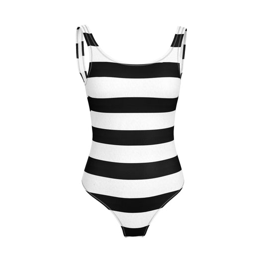 AHYMN Striped One-Piece Swimsuit